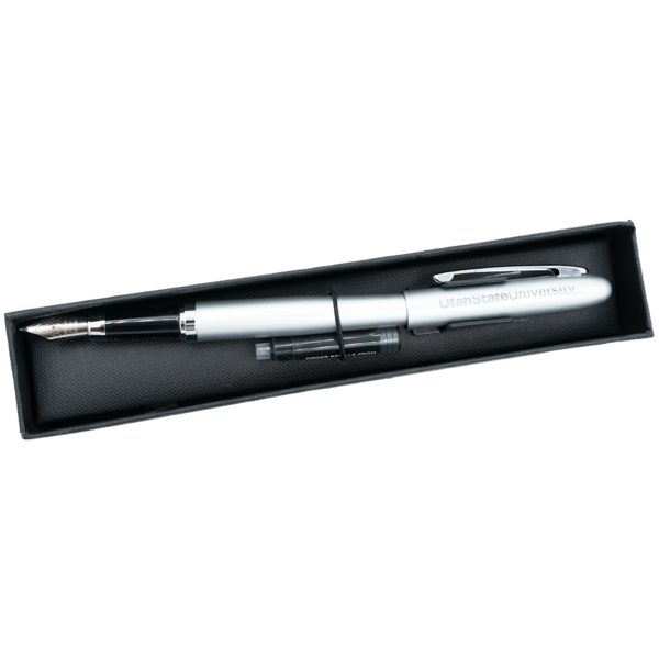 Utah State University Fountain Pen Black Ink In Box